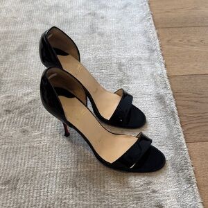 Christian Louboutin Black Patent Heels
